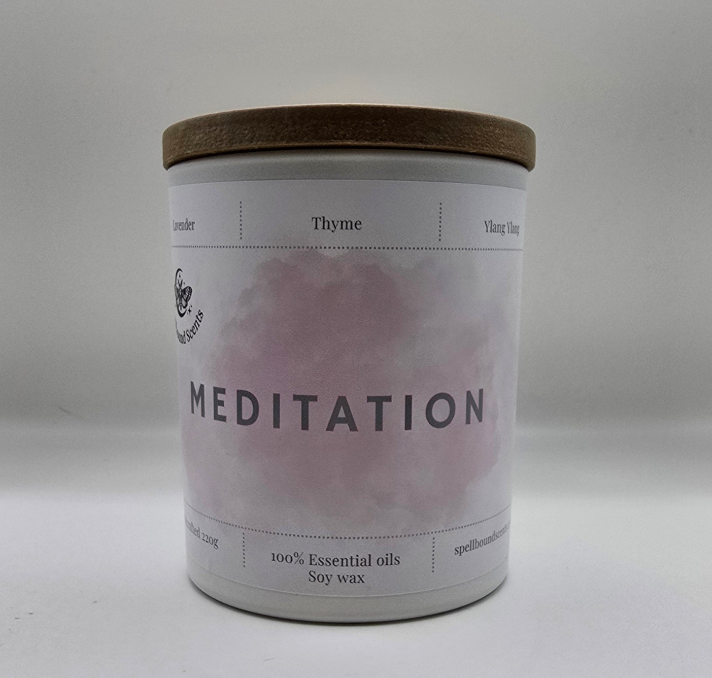 Meditation Candle – Lavender, Thyme & Ylang Ylang for Deep Focus and Relaxation