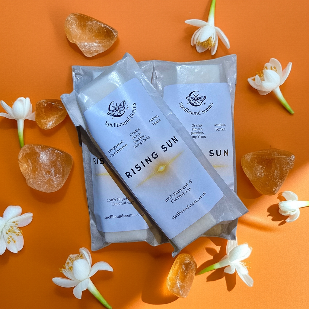Rising Sun Wax Melts – Bergamot, Jasmine & Amber