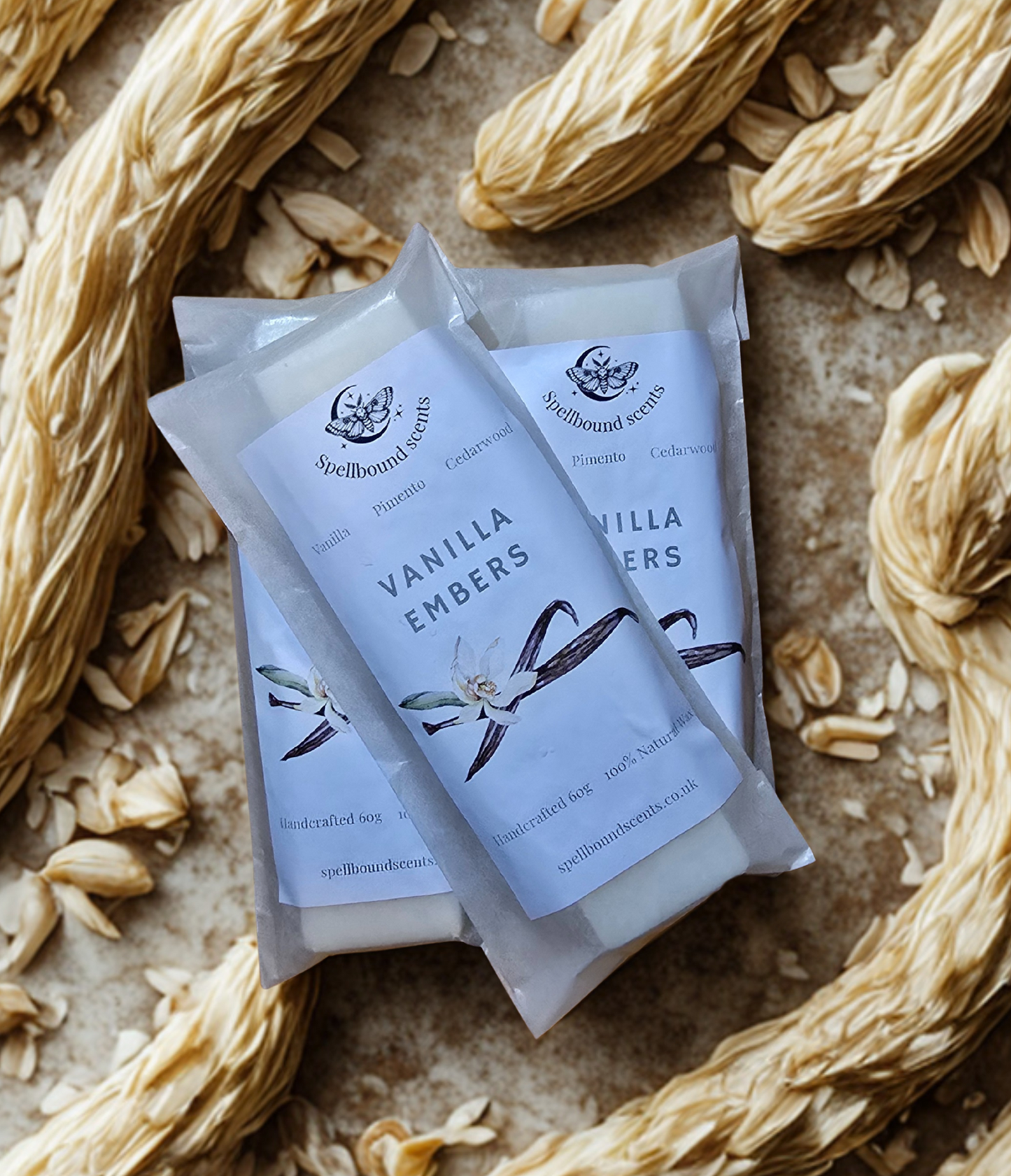 Vanilla Embers Wax Melts β A Warm Embrace in Every Flicker