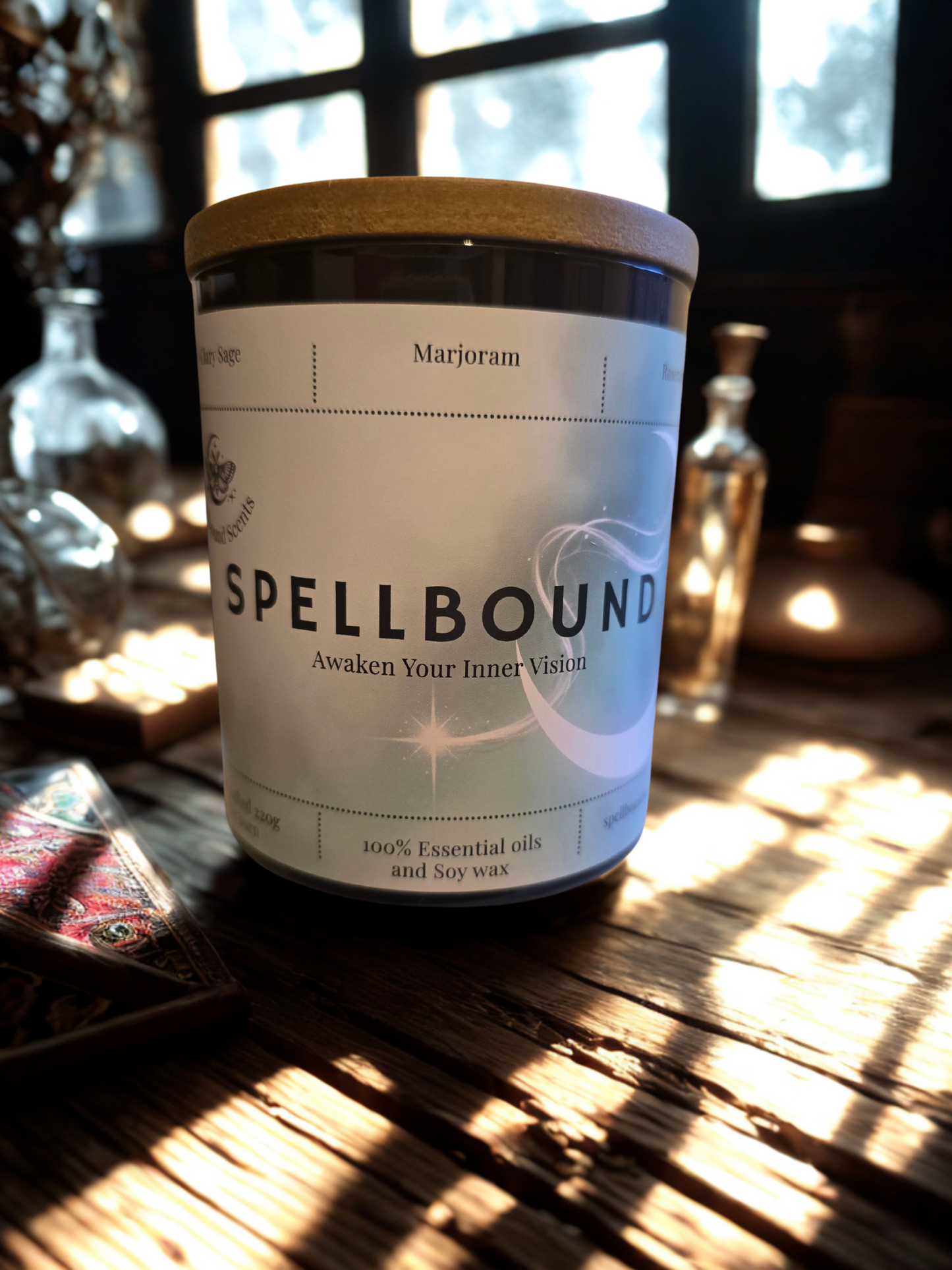 Spellbound Candle – Eco-Luxury Soy Wax Candle for Intuition, Focus & Emotional Balance