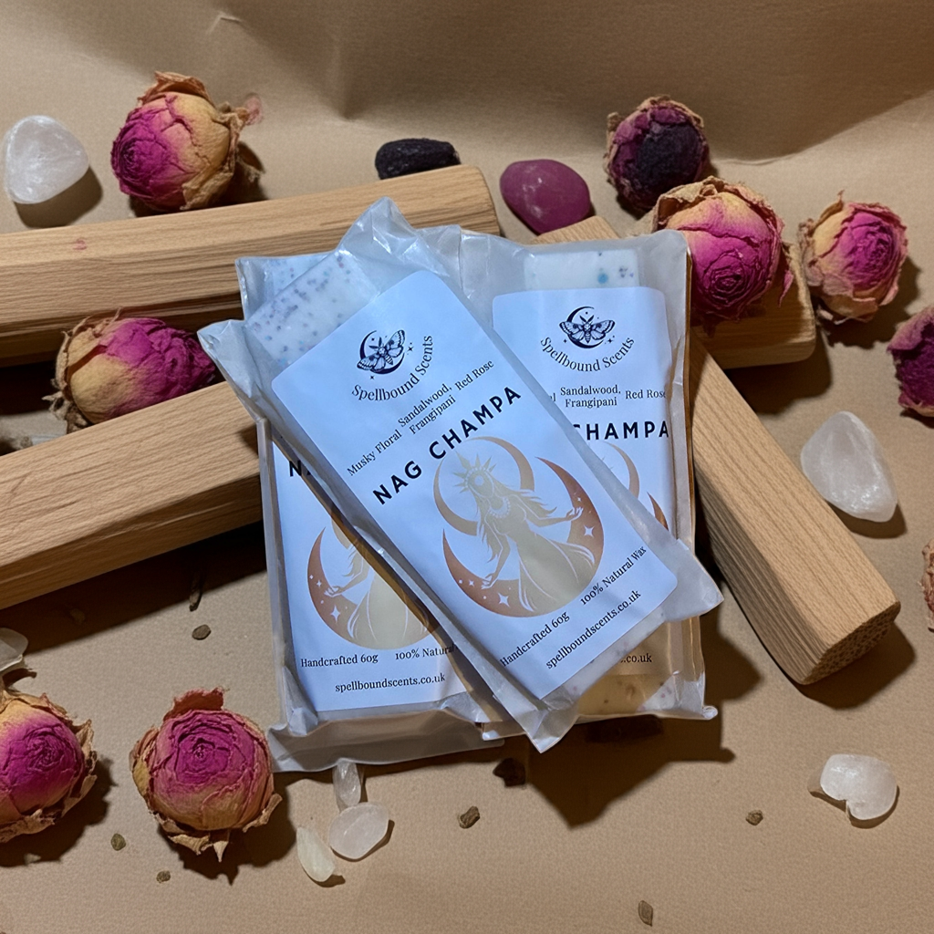 Nag Champa Wax Melts – A Spell of Sandalwood & Rose