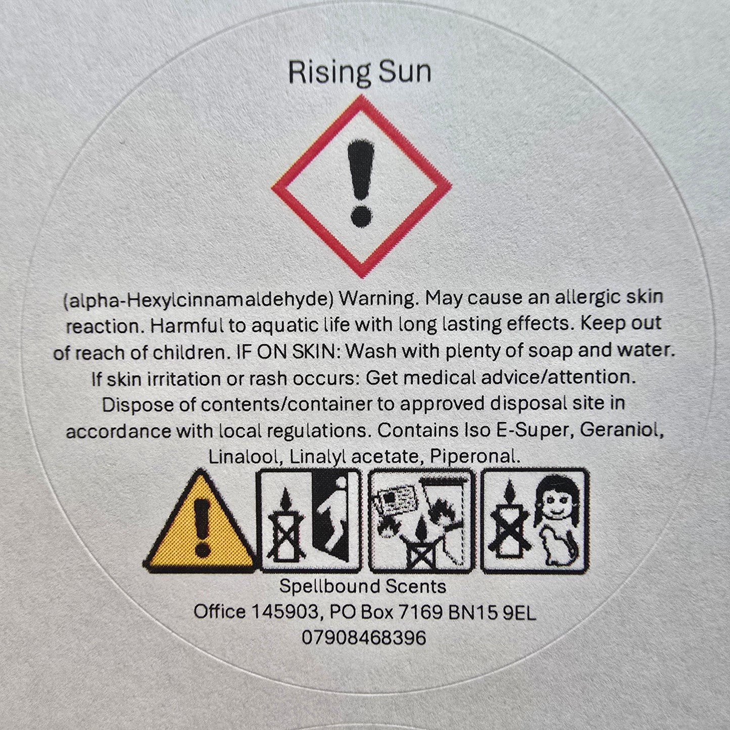 Rising Sun Wax Melts – Bergamot, Jasmine & Amber