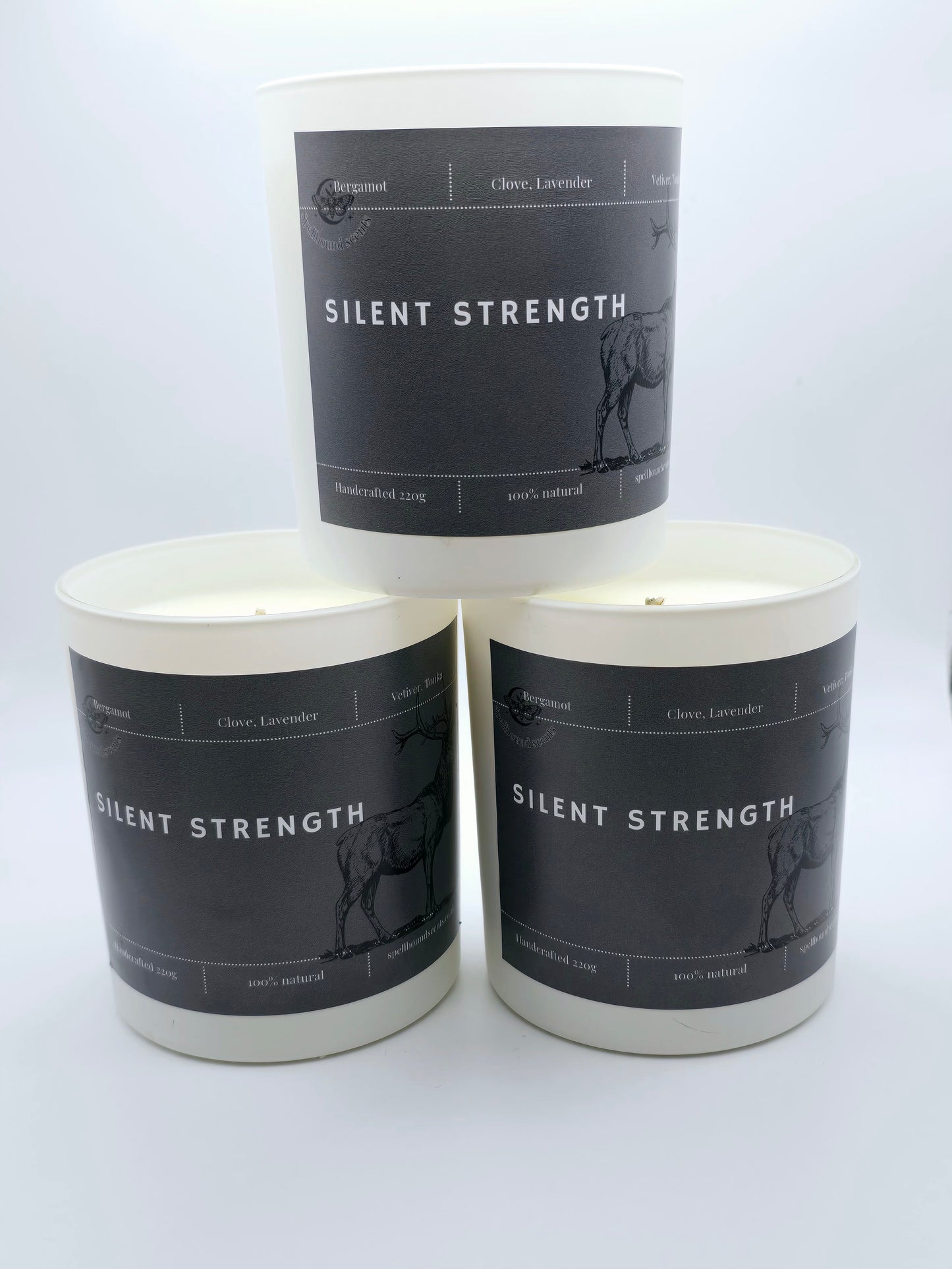 Silent Strength soy candle