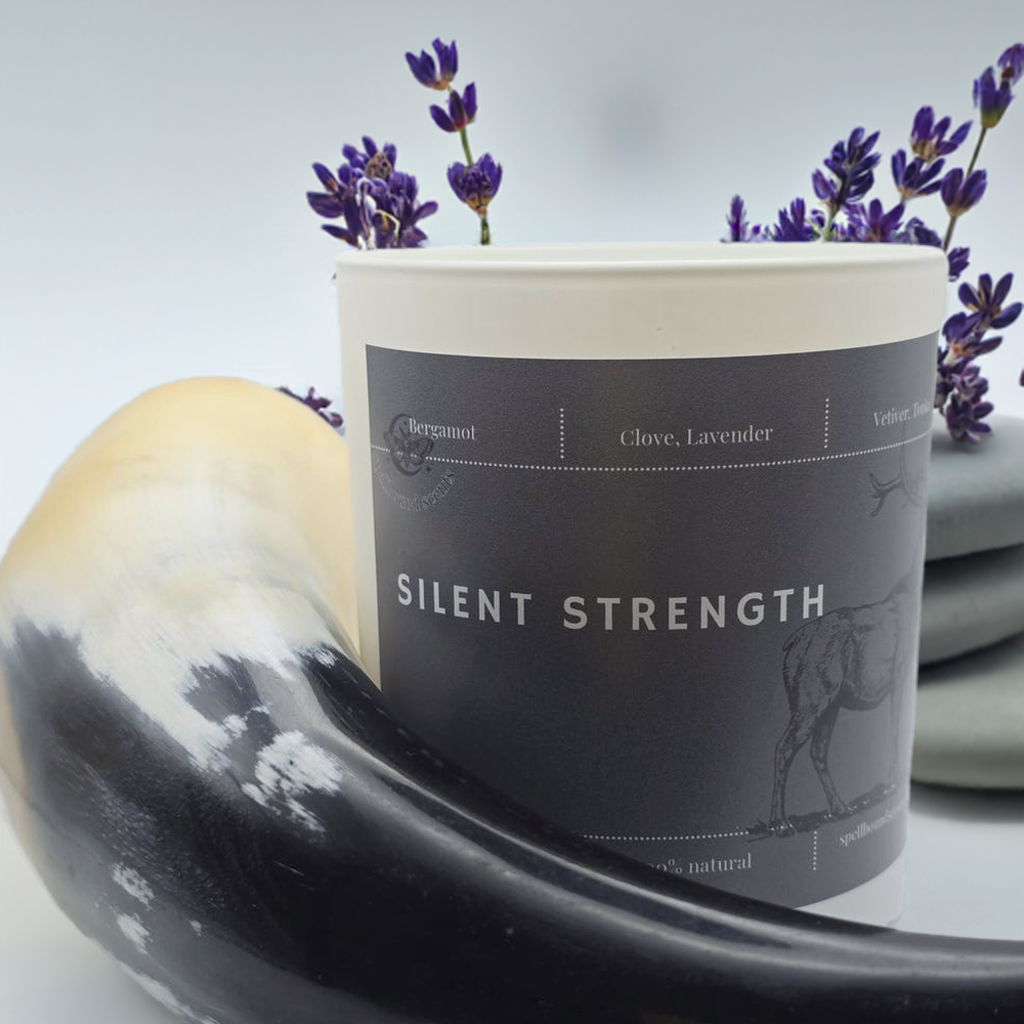 Silent Strength soy candle