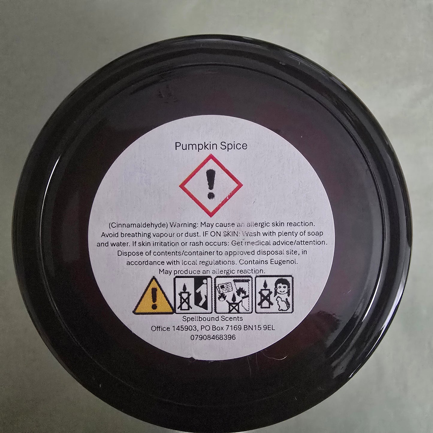 Pumpkin Spice Candle – Eco-Luxury Soy Wax Candle with Cinnamon, Nutmeg, Clove & Sweet Pumpkin