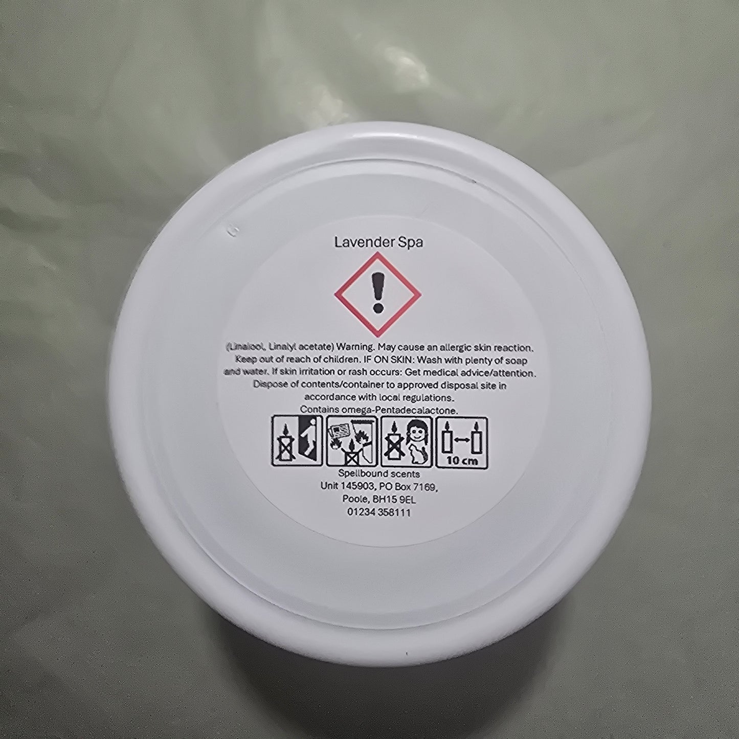 Lavender Spa Fragrance Oil Candle – Fresh Lavender, Soft Florals & Gentle Musk