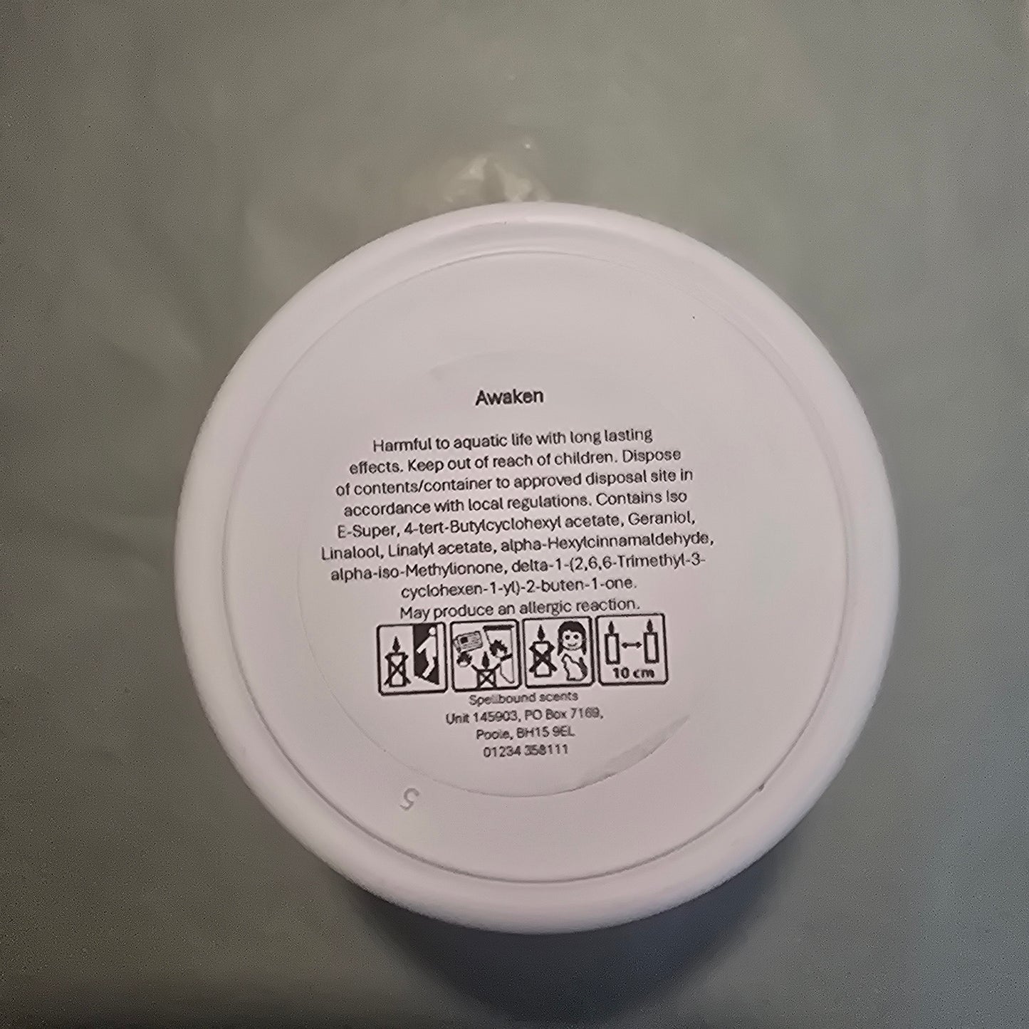 Awaken Fragrance Oil Candle – Lavender, Jasmine & Warm Amber