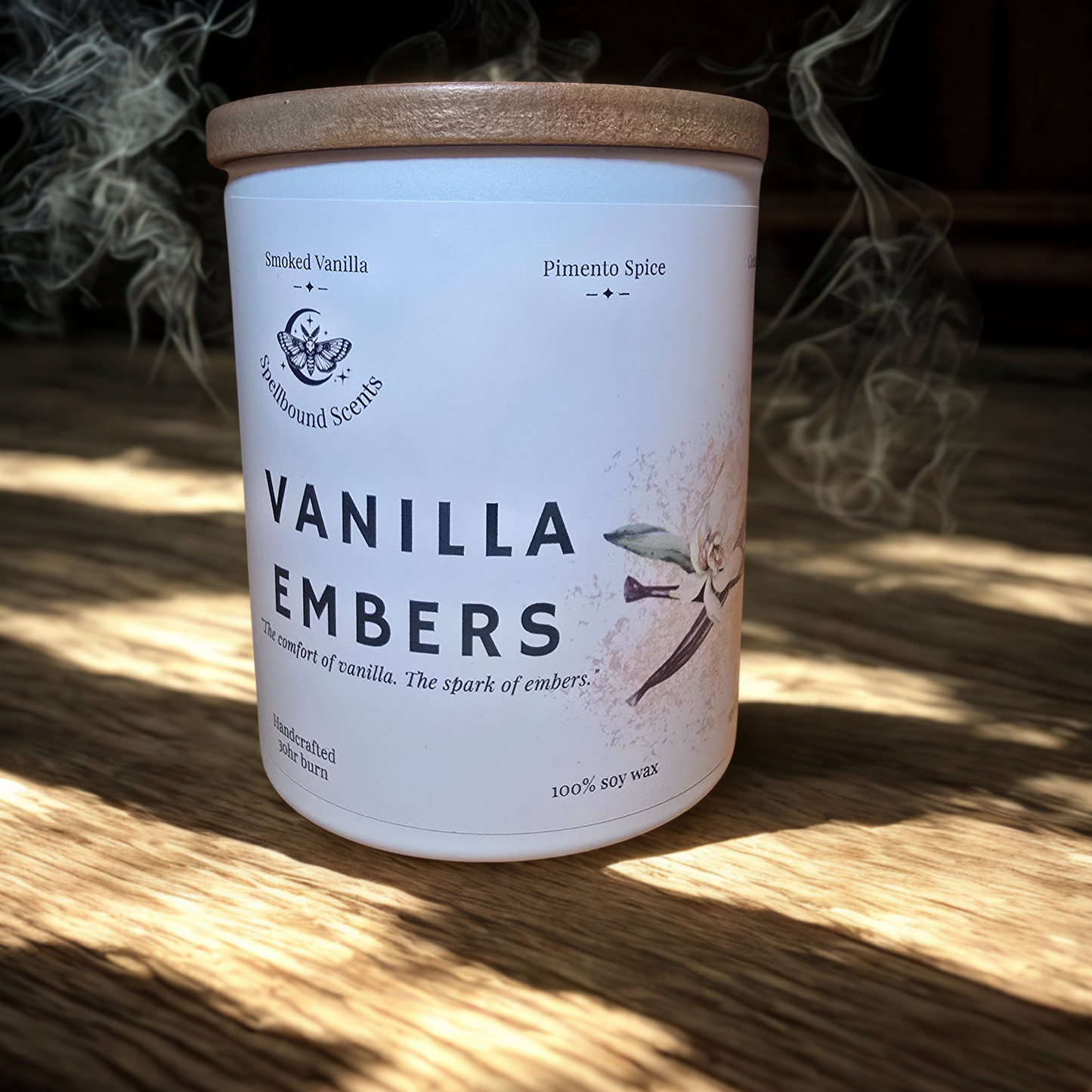 Vanilla Embers- A Warm Embrace in Every Flicker