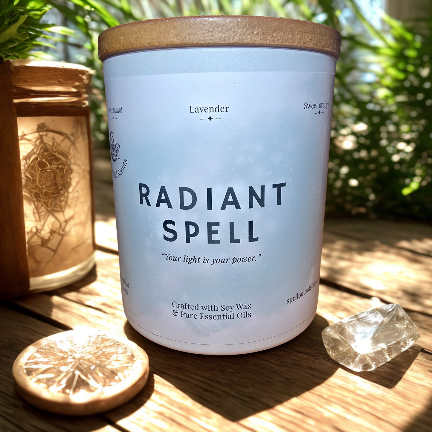 Radiant Spell Essential Oil Candle – Bergamot, Lavender & Sweet Orange