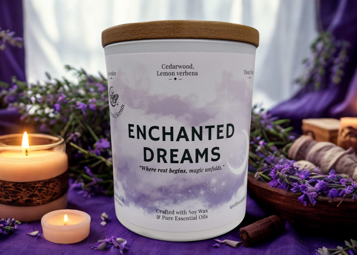 Enchanted Dreams Candle –A Candle for Deep, Restful Sleep