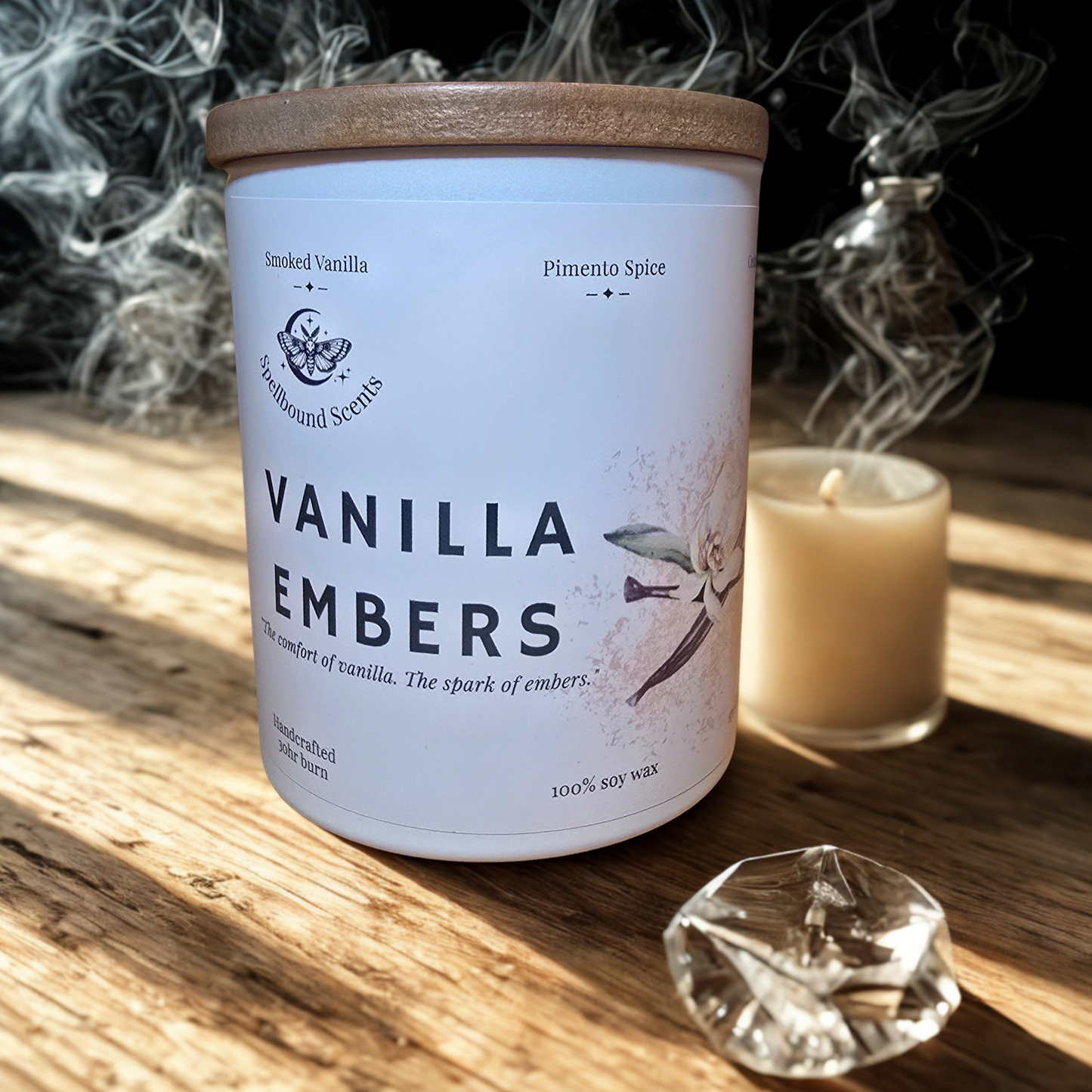 Vanilla Embers- A Warm Embrace in Every Flicker
