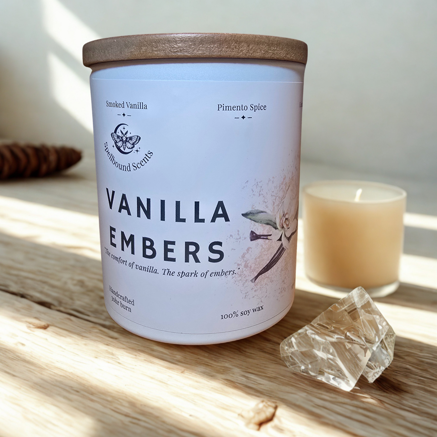 Vanilla Embers- A Warm Embrace in Every Flicker