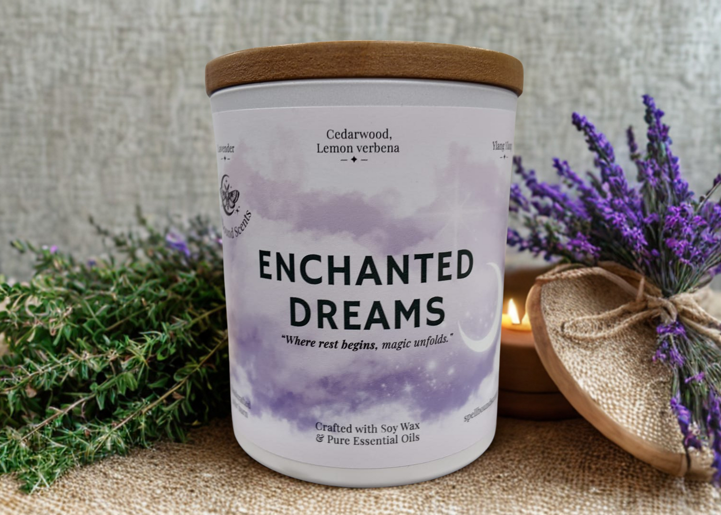 Enchanted Dreams Candle –A Candle for Deep, Restful Sleep