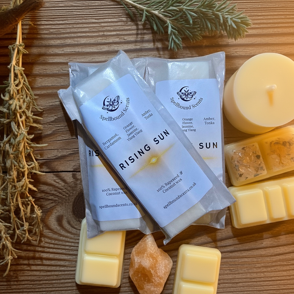 Rising Sun Wax Melts – Bergamot, Jasmine & Amber
