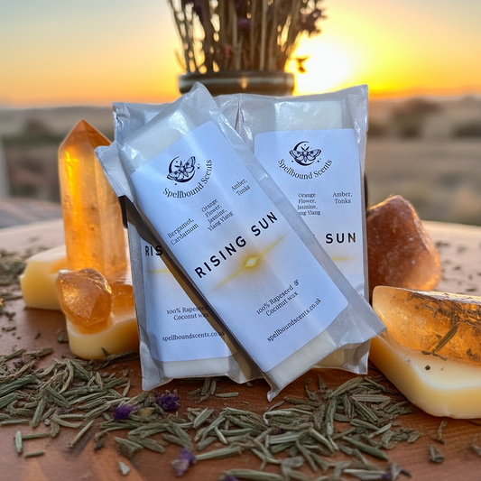 Rising Sun Wax Melts – Bergamot, Jasmine & Amber