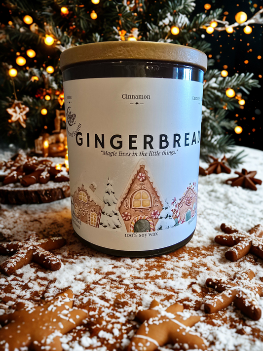 Gingerbread Candle – Festive Spiced Biscuit Soy Candle