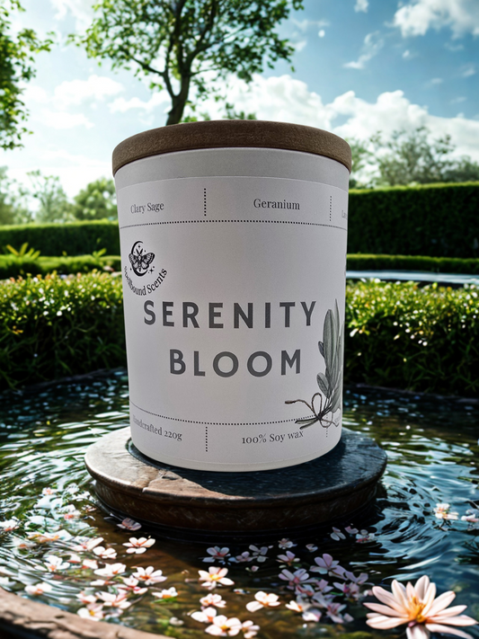 Serenity Bloom – A Candle for Deep Relaxation & Restful Sleep