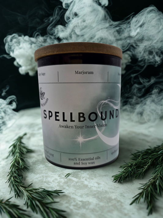 Spellbound Candle – Eco-Luxury Soy Wax Candle for Intuition, Focus & Emotional Balance