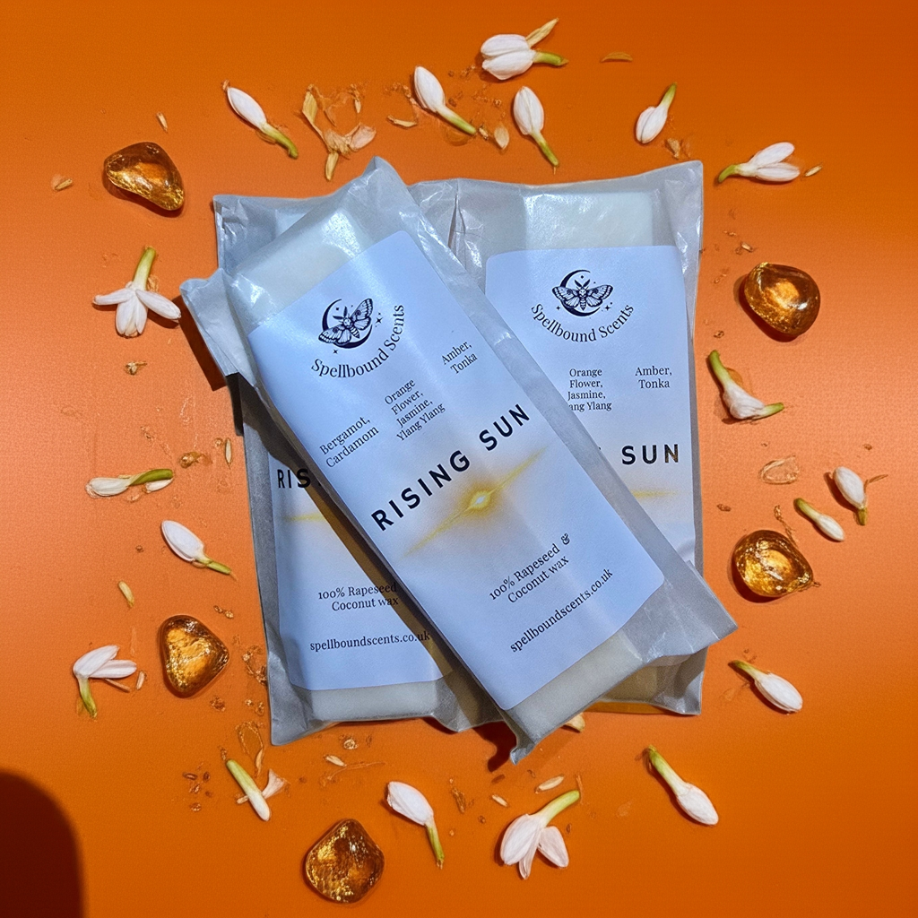 Rising Sun Wax Melts – Bergamot, Jasmine & Amber