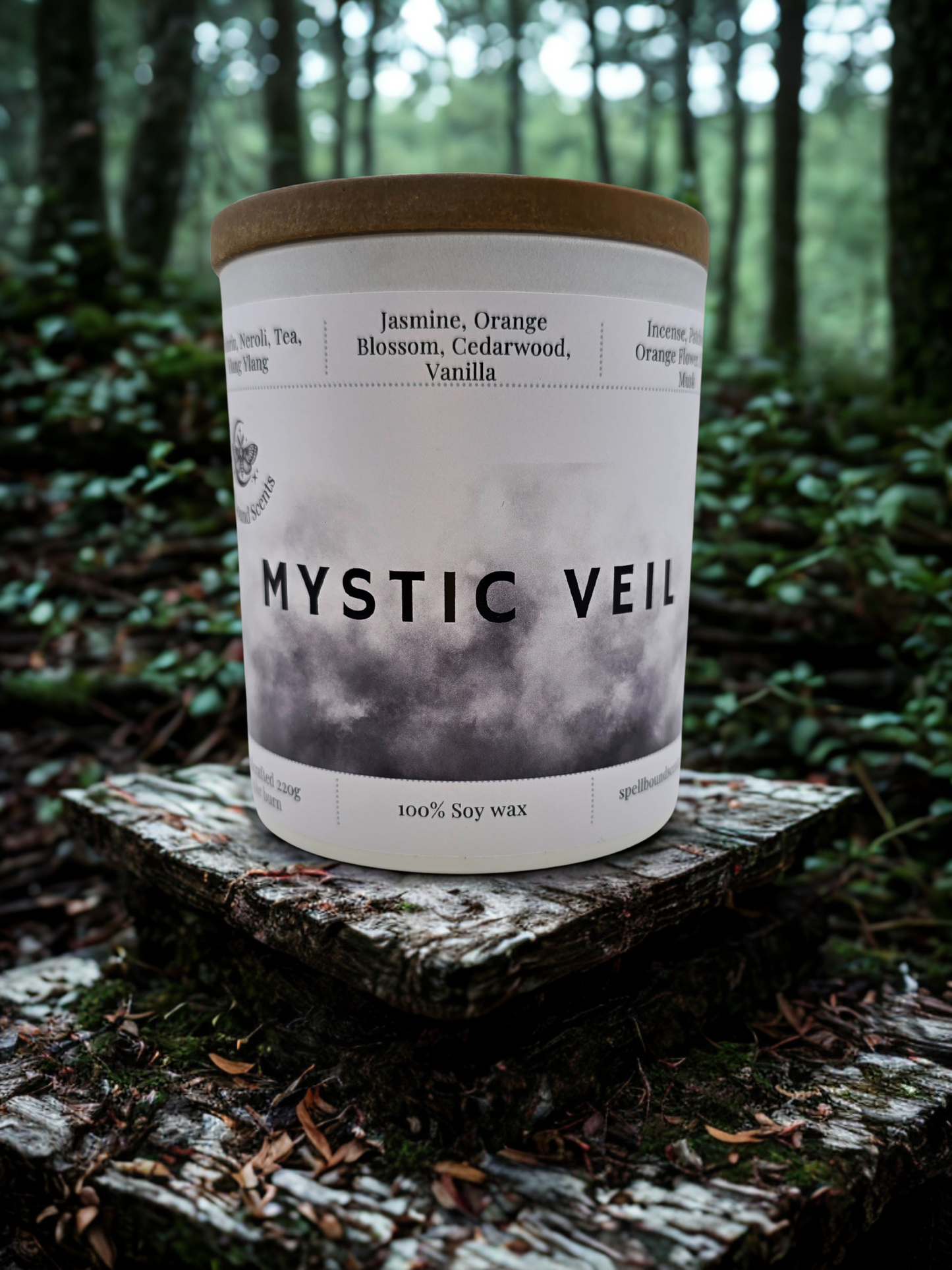 Mystic Veil – Luxury Eco-Friendly Candle for Calm and Inner Radiance