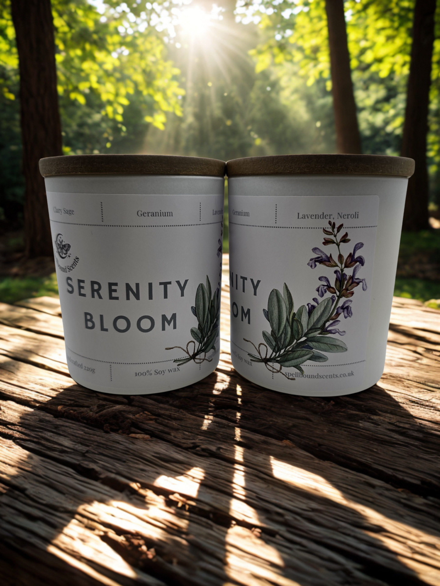 Serenity Bloom – A Candle for Deep Relaxation & Restful Sleep