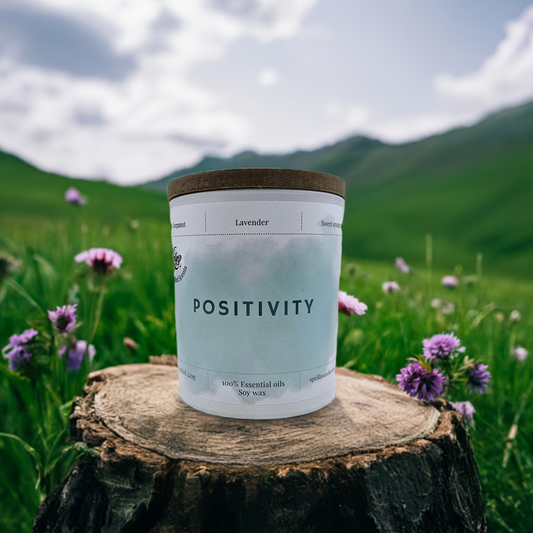 Positivity Candle – Uplifting Citrus & Lavender for a Joyful Atmosphere