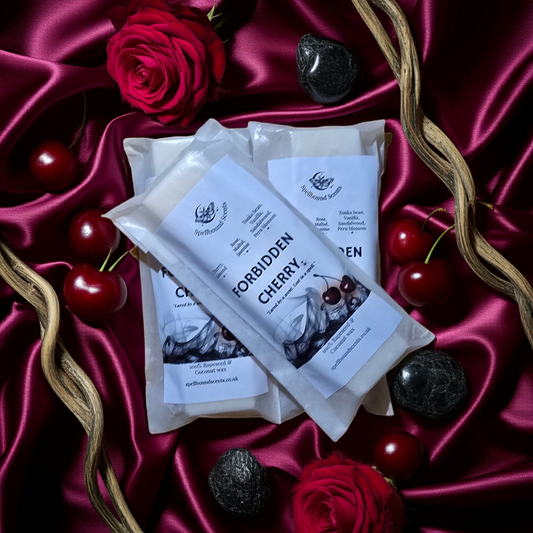 Forbidden Cherry Wax Melts – Rapeseed & Coconut Wax with Black Cherry, Rose & Vanilla