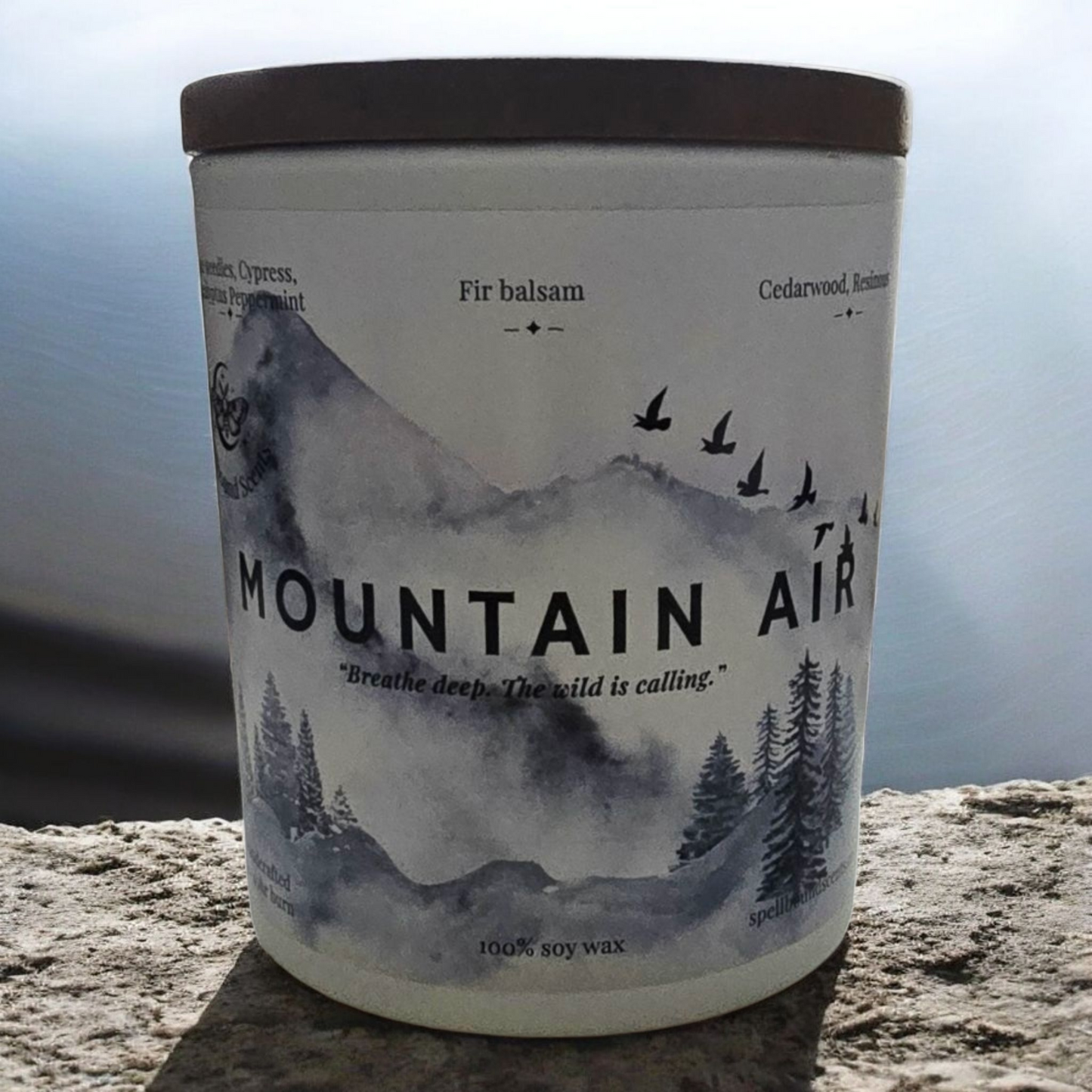 Mountain Air Fragrance Oil Candle – Pine, Eucalyptus & Fresh Cedar
