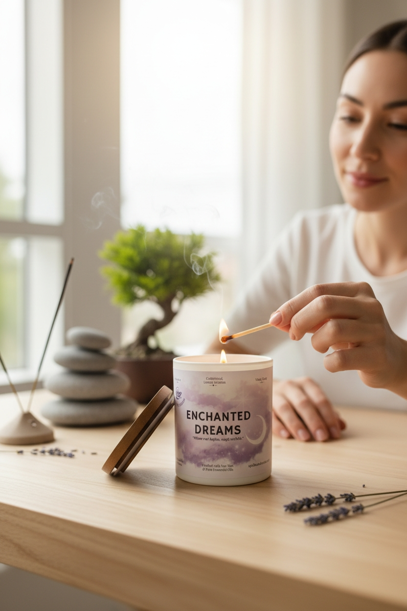 Enchanted Dreams Ritual Candle.