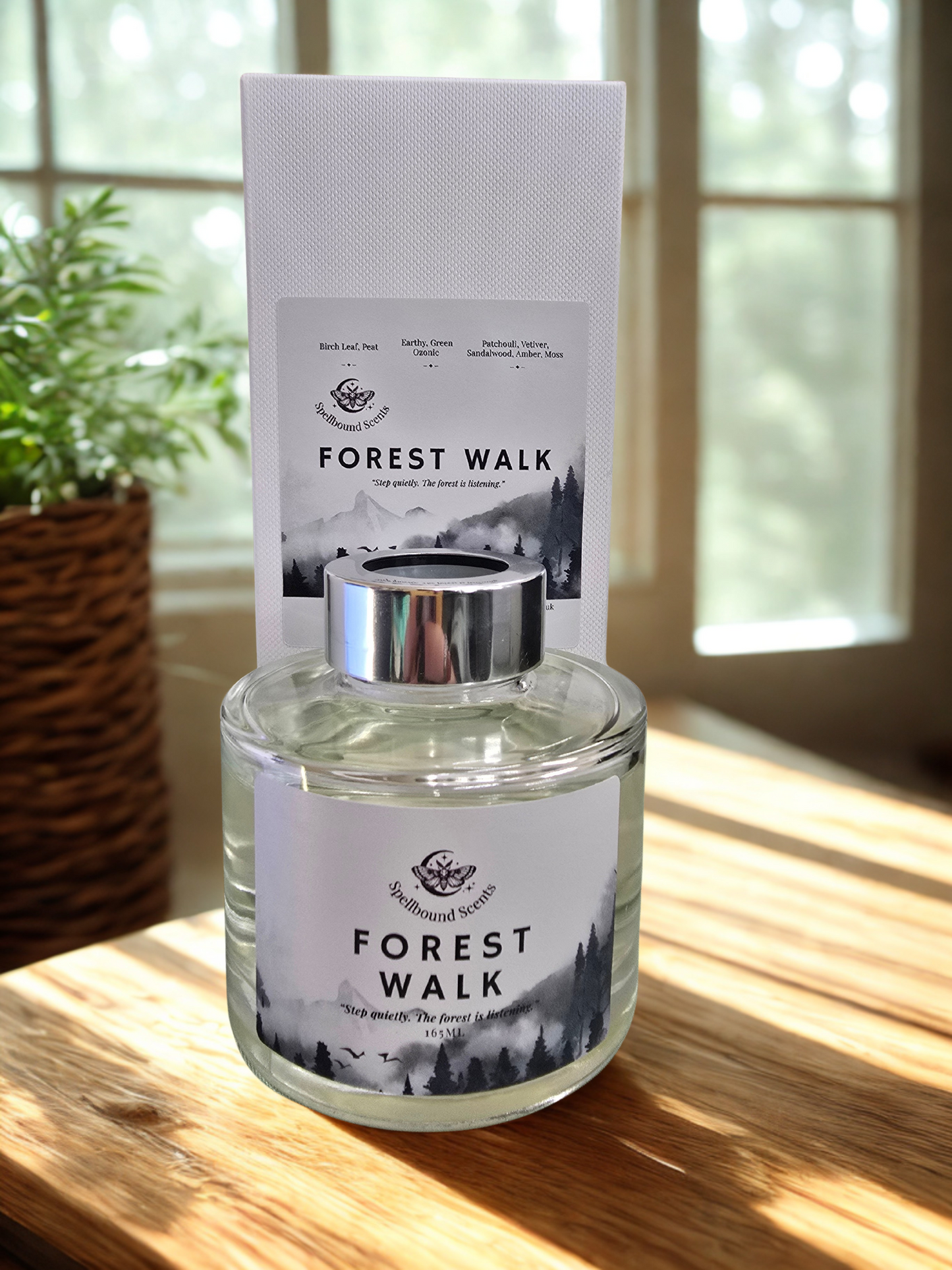 Forest Walk Reed Diffuser – Pine, Moss & Woodland Air (165ml)