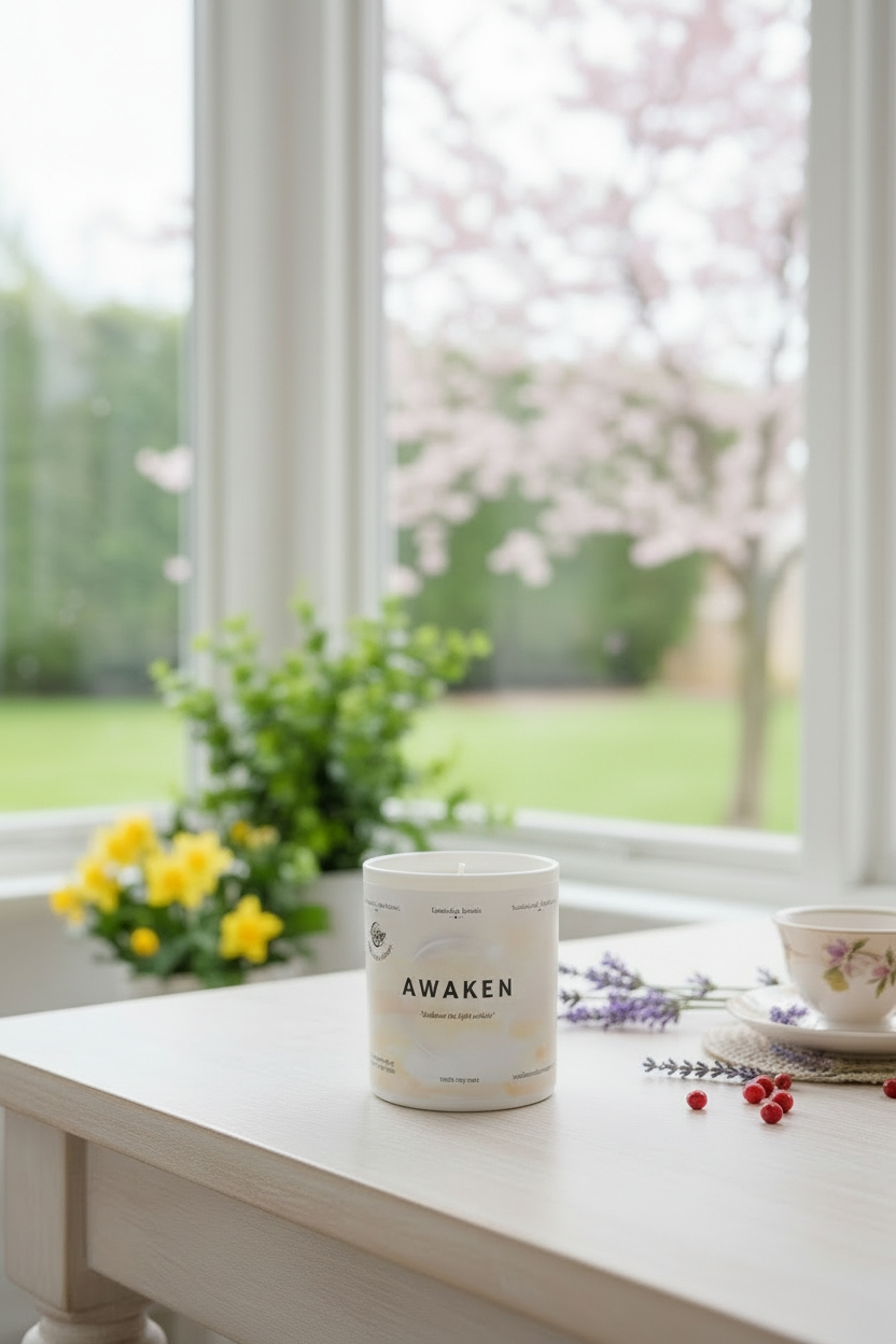 Awaken Fragrance Oil Candle – Lavender, Jasmine & Warm Amber