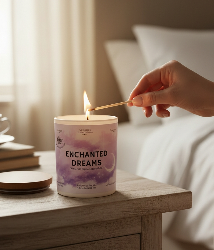 Enchanted Dreams Ritual Candle.