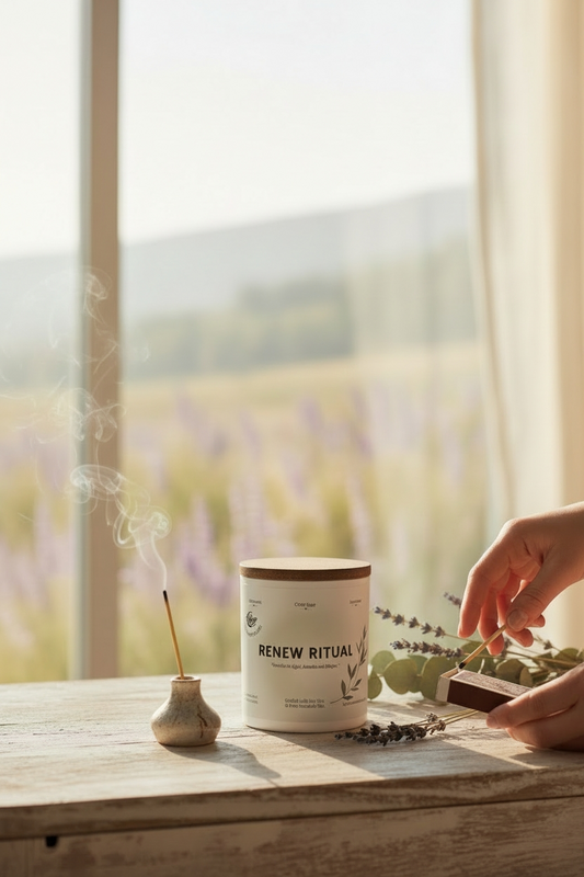 Renew Ritual – Essential Oil Candle
