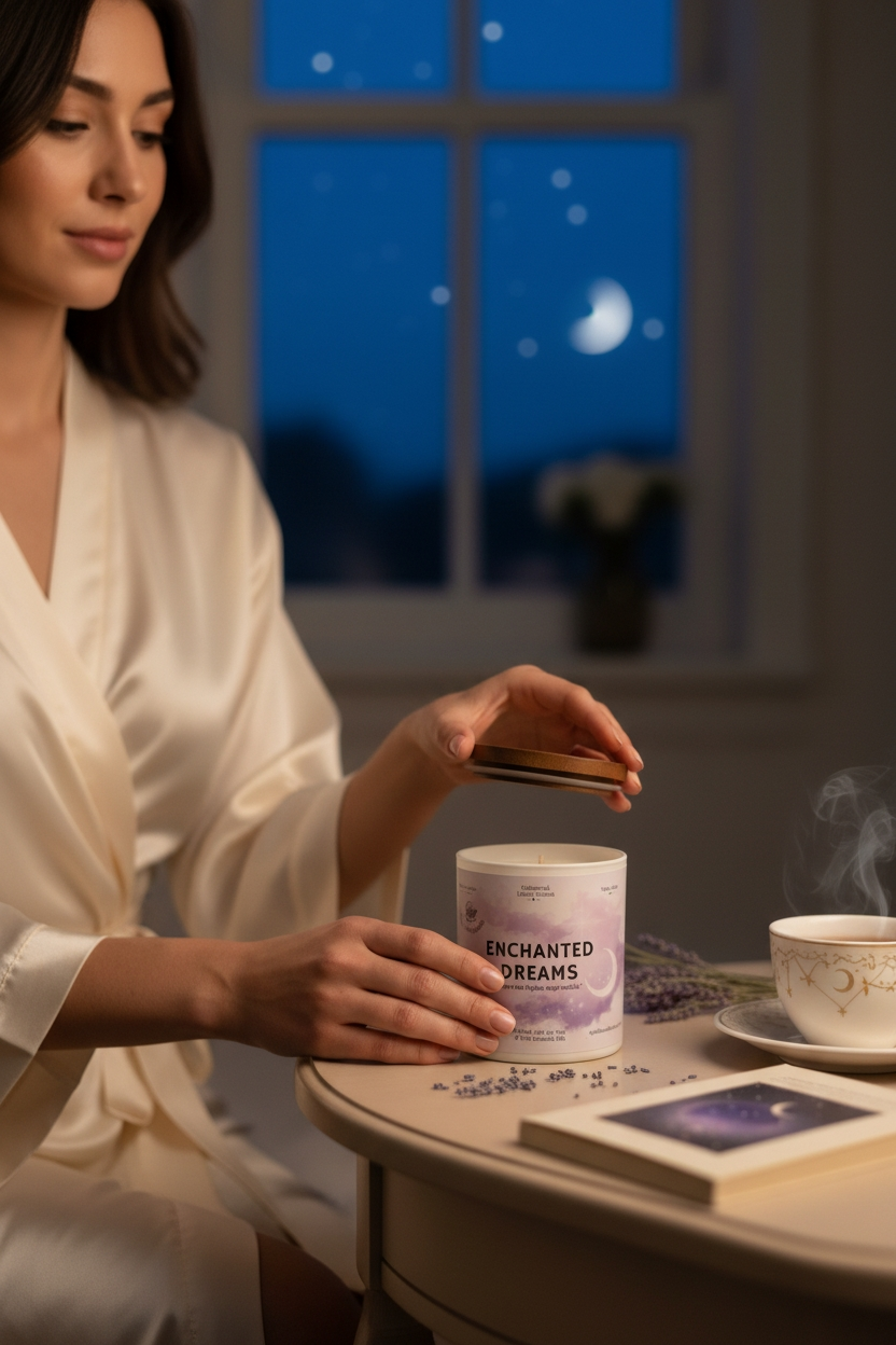 Enchanted Dreams Ritual Candle.