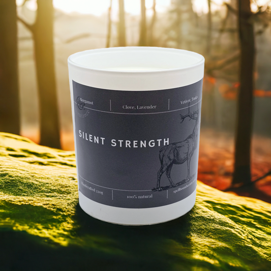 Silent Strength soy candle