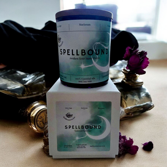 Spellbound Candle – Eco-Luxury Soy Wax Candle for Intuition, Focus & Emotional Balance