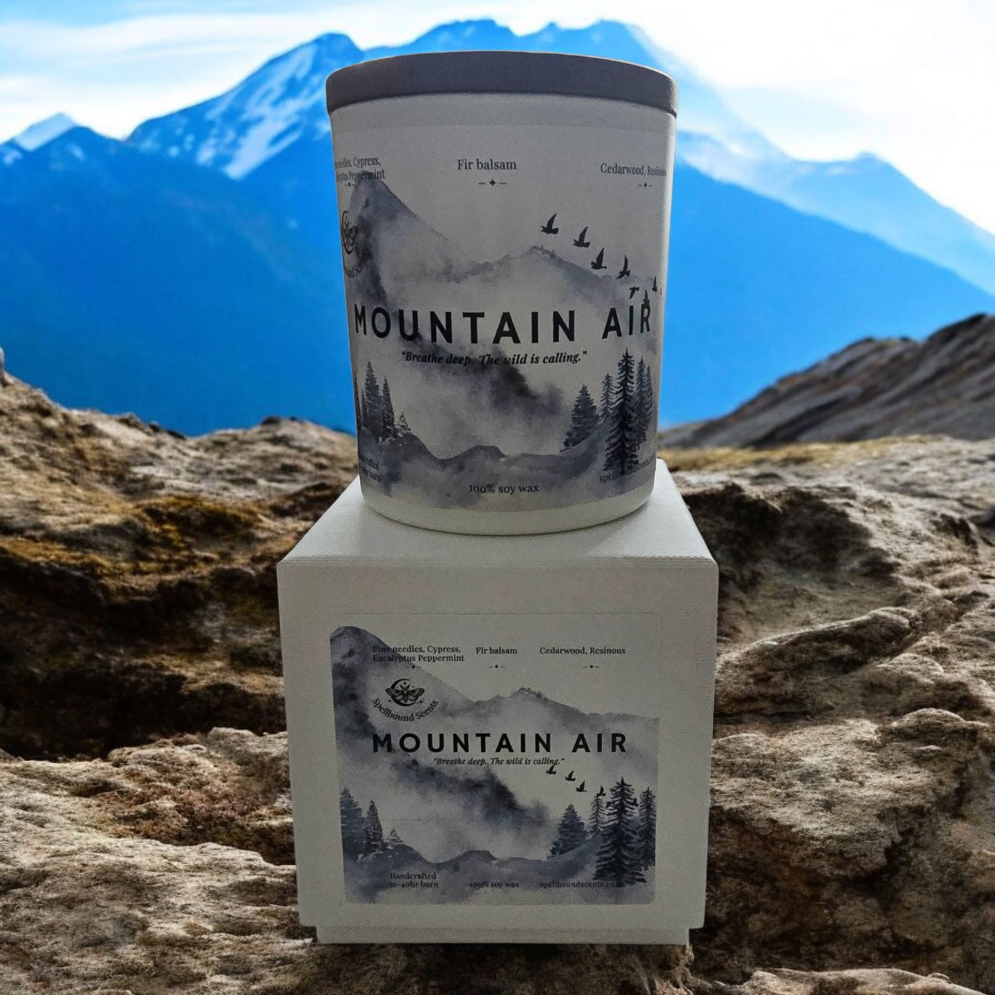 Mountain Air Fragrance Oil Candle – Pine, Eucalyptus & Fresh Cedar