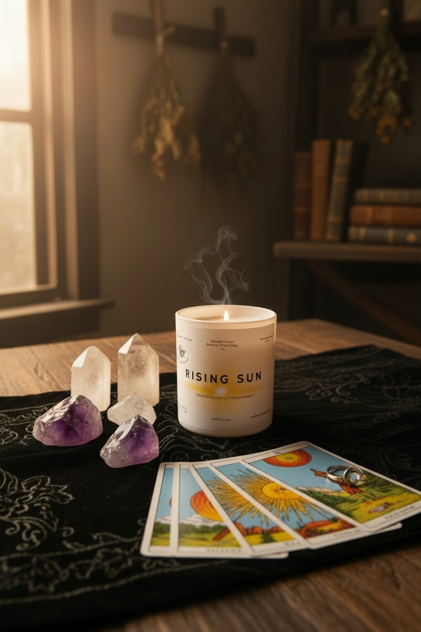 Rising Sun Fragrance Oil Candle – Bergamot, Orange Blossom & Warm Amber