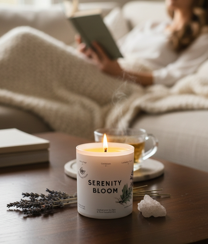 Serenity Bloom Ritual Candle