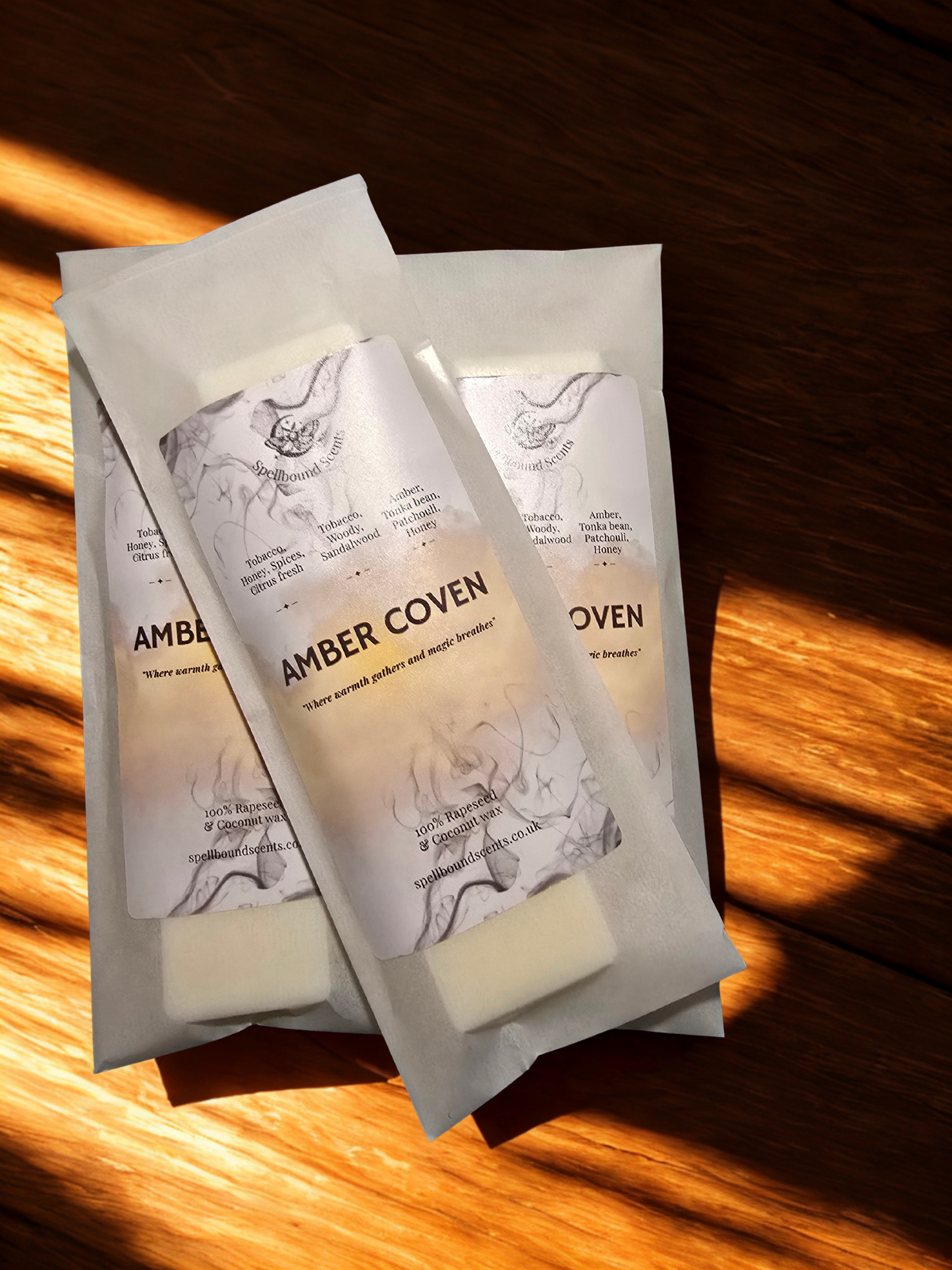 Amber Coven Wax Melts – Warm Tobacco, Honey & Amber Glow