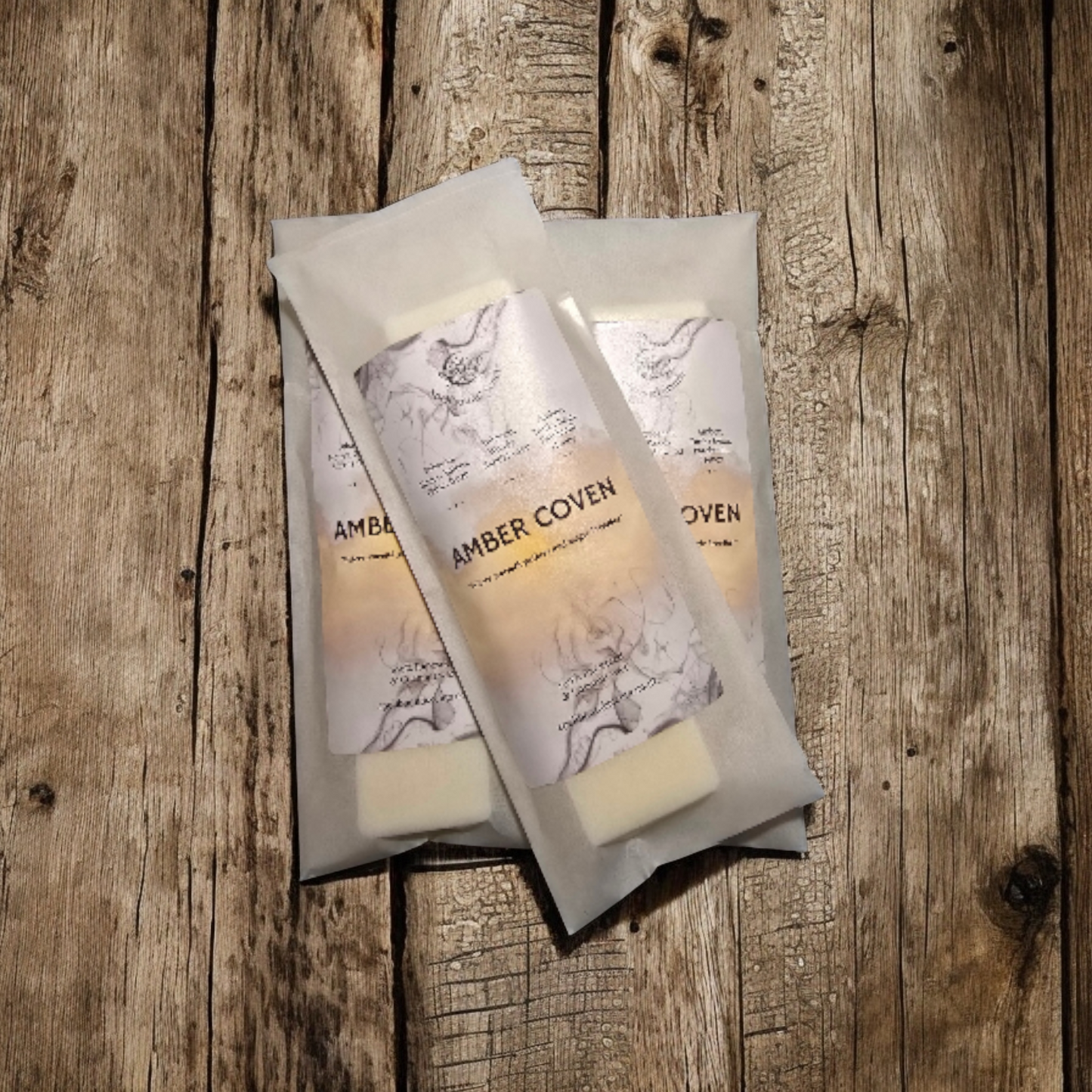 Amber Coven Wax Melts – Warm Tobacco, Honey & Amber Glow