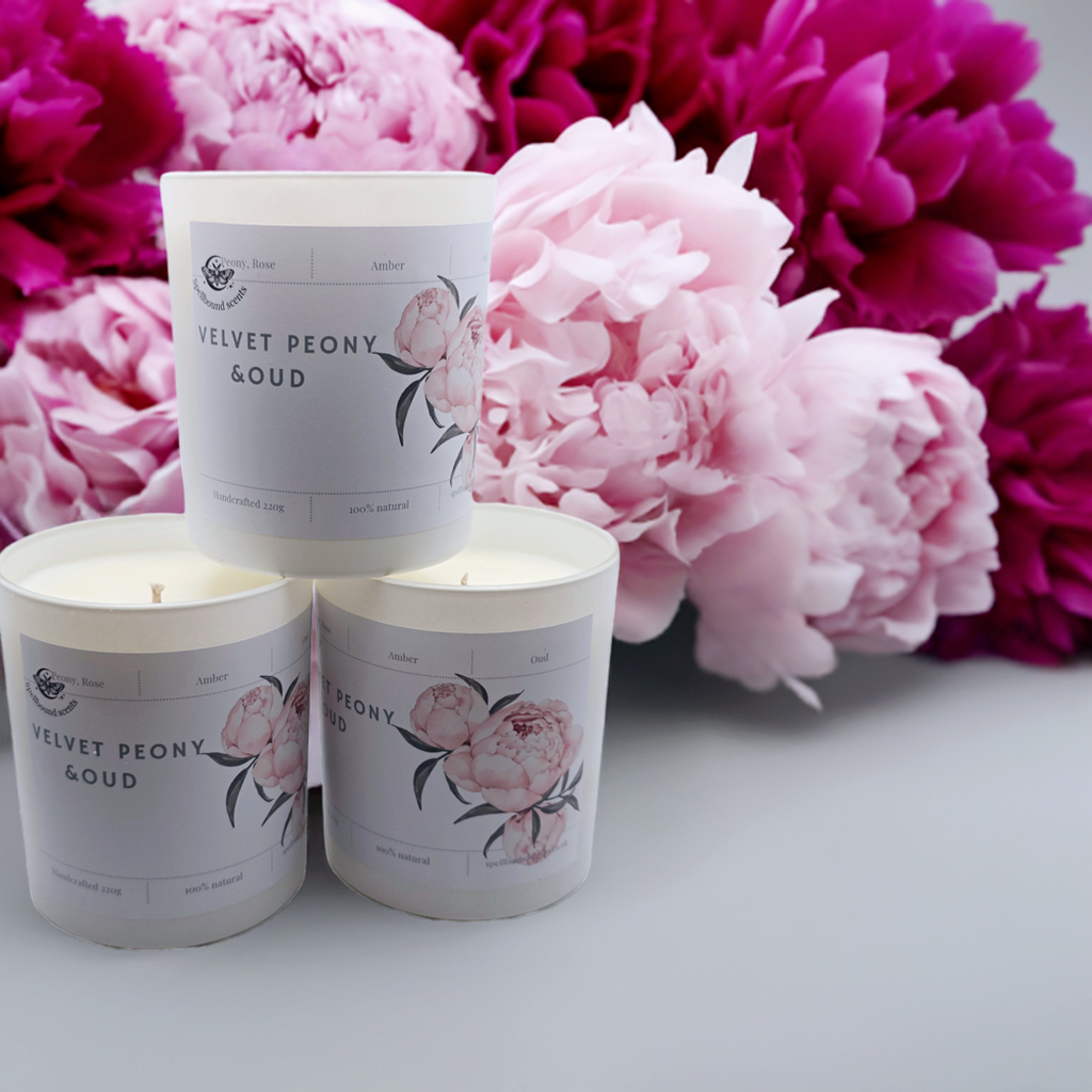 Velvet Peony & Oud – Elegance in Every Glow