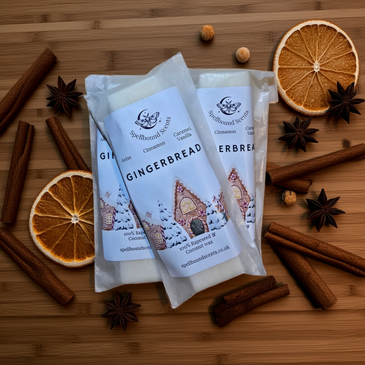 Gingerbread Wax Melts – Festive Spiced Biscuit Scented Rapeseed & Coconut Wax